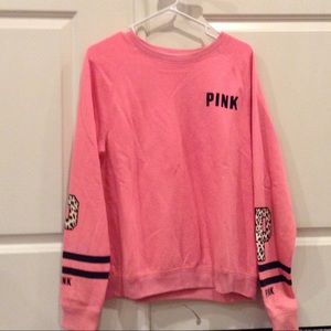 Pink crew neck
